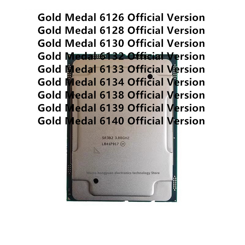 XEON公式版ゴールドメダルCPU 6134 6136 61 - Gold 6138 のレビューと価格
